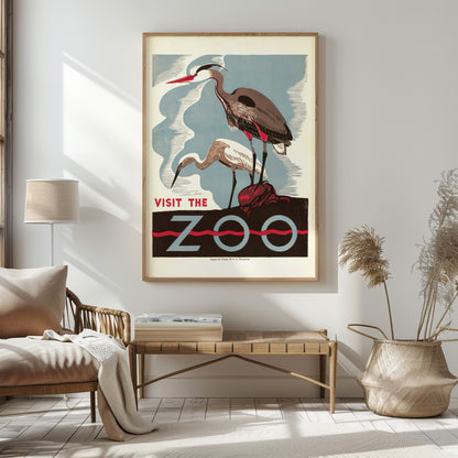 Visit The Zoo Poster