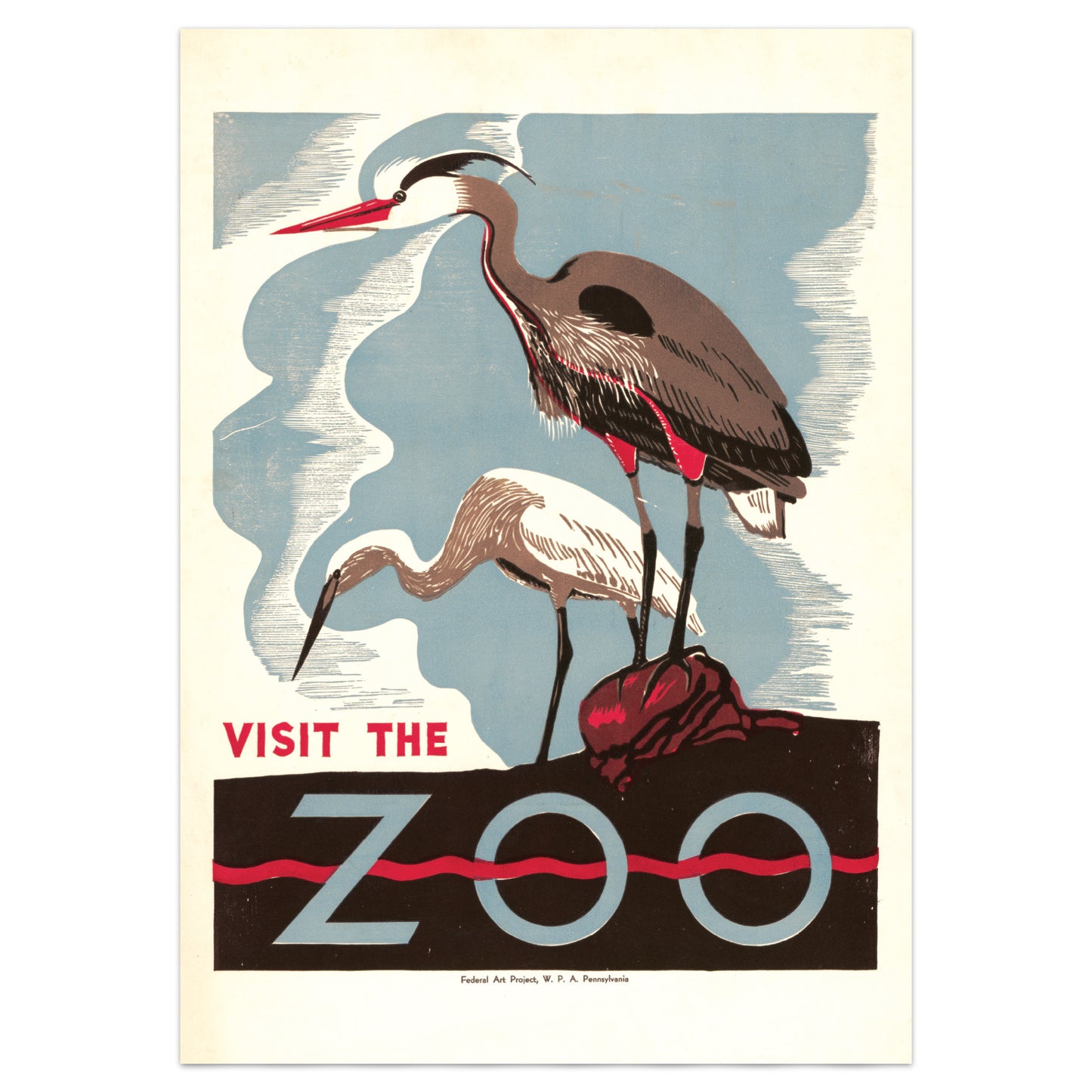 Visit The Zoo Poster