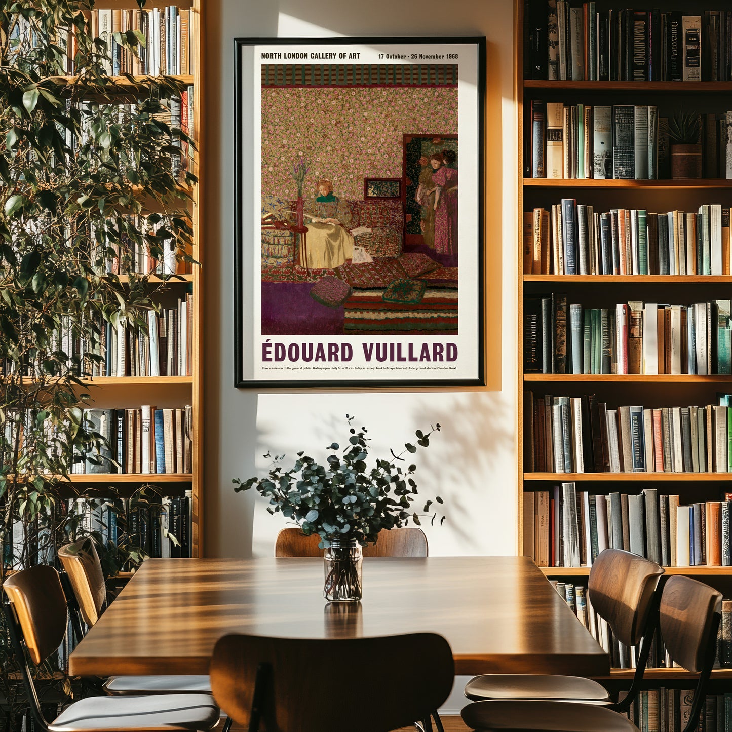 Édouard Vuillard Exhibition Poster - 'Personnages dans un intérieur - L'Intimité' (1896)