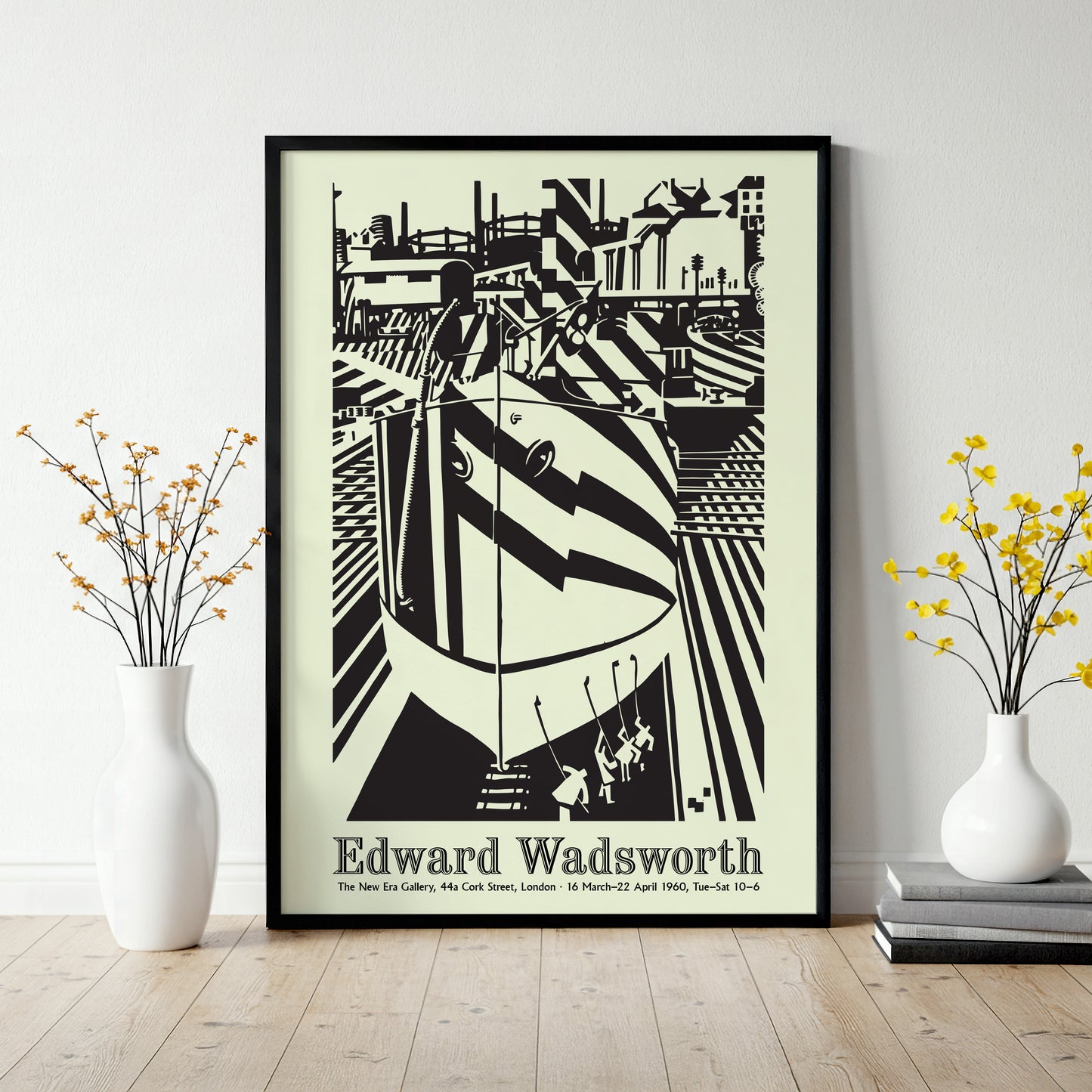 Dazzle Ship In Dry Dock - Edward Wadsworth Exhibition Poster