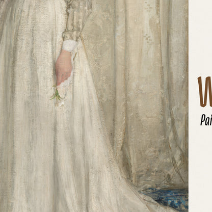 Whistler Exhibition Poster - 'Symphony in White No. 1: The White Girl'