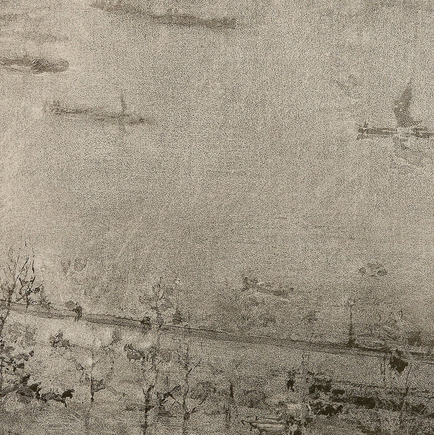 James Abbott McNeill Whistler Exhibition Poster of London and the River Thames