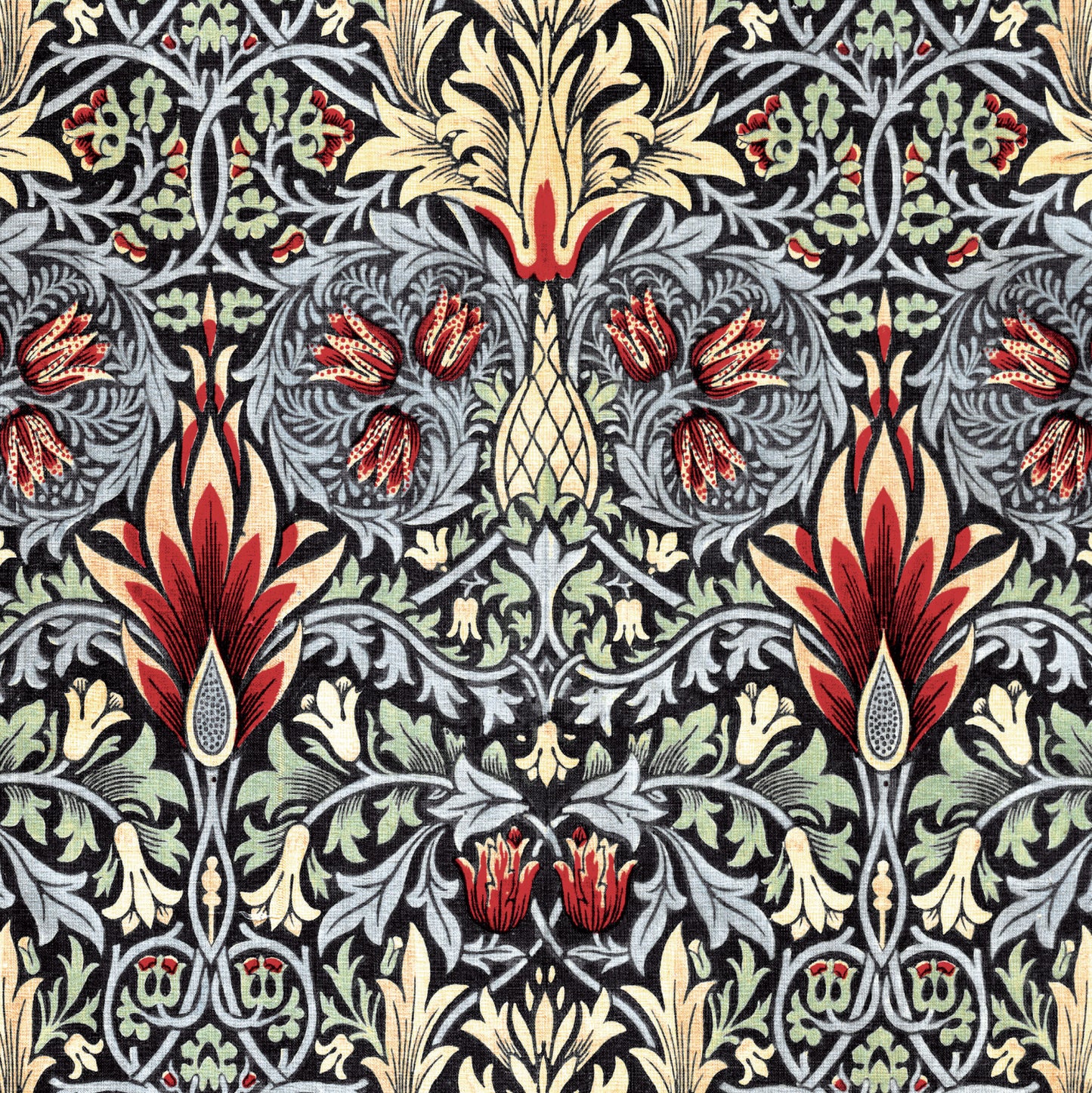 William Morris Exhibition Poster, Snakeshead Design