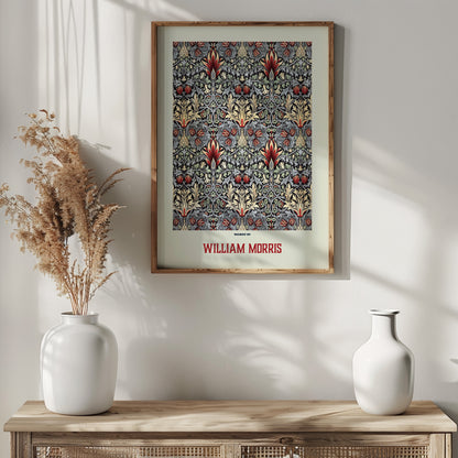 William Morris Exhibition Poster, Snakeshead Design