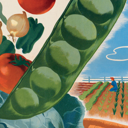 'Your Victory Garden' Wartime Gardening Poster