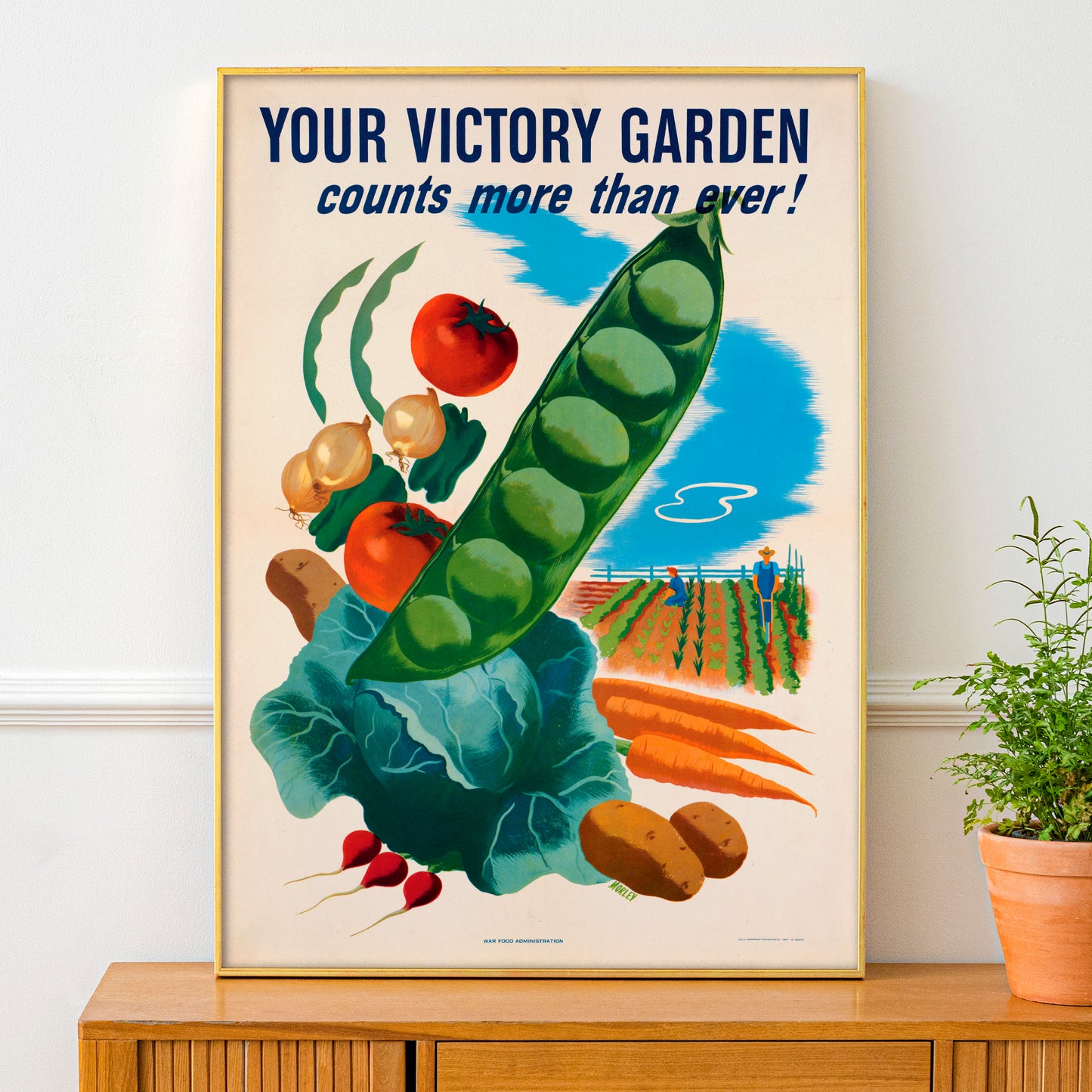 'Your Victory Garden' Wartime Gardening Poster