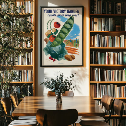 'Your Victory Garden' Wartime Gardening Poster
