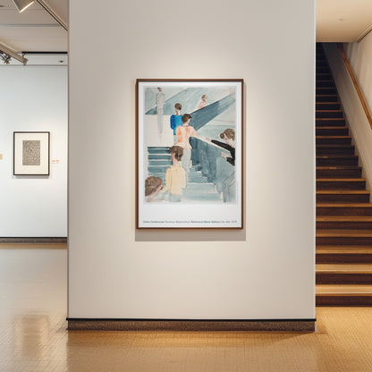 Oskar Schlemmer ‘Bauhaus Stairway’ (1931) Archival Print – Bauhaus Modernist Poster
