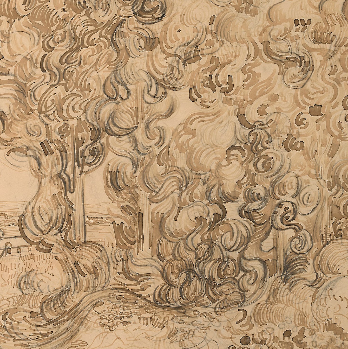 Vincent Van Gogh Drawings Exhibition Poster