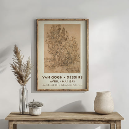 Vincent Van Gogh Drawings Exhibition Poster