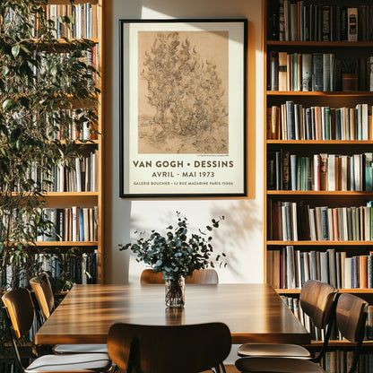Vincent Van Gogh Drawings Exhibition Poster