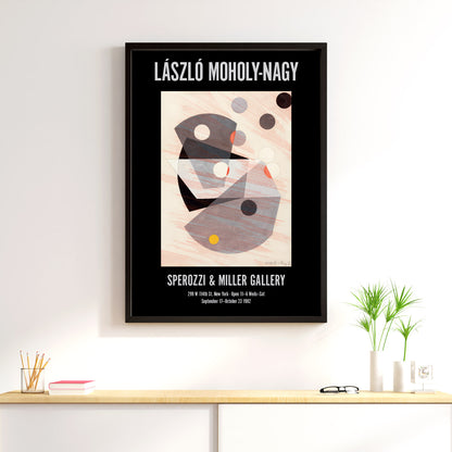 László Moholy-Nagy Exhibition Poster - 'Grey Overlappings', 1930