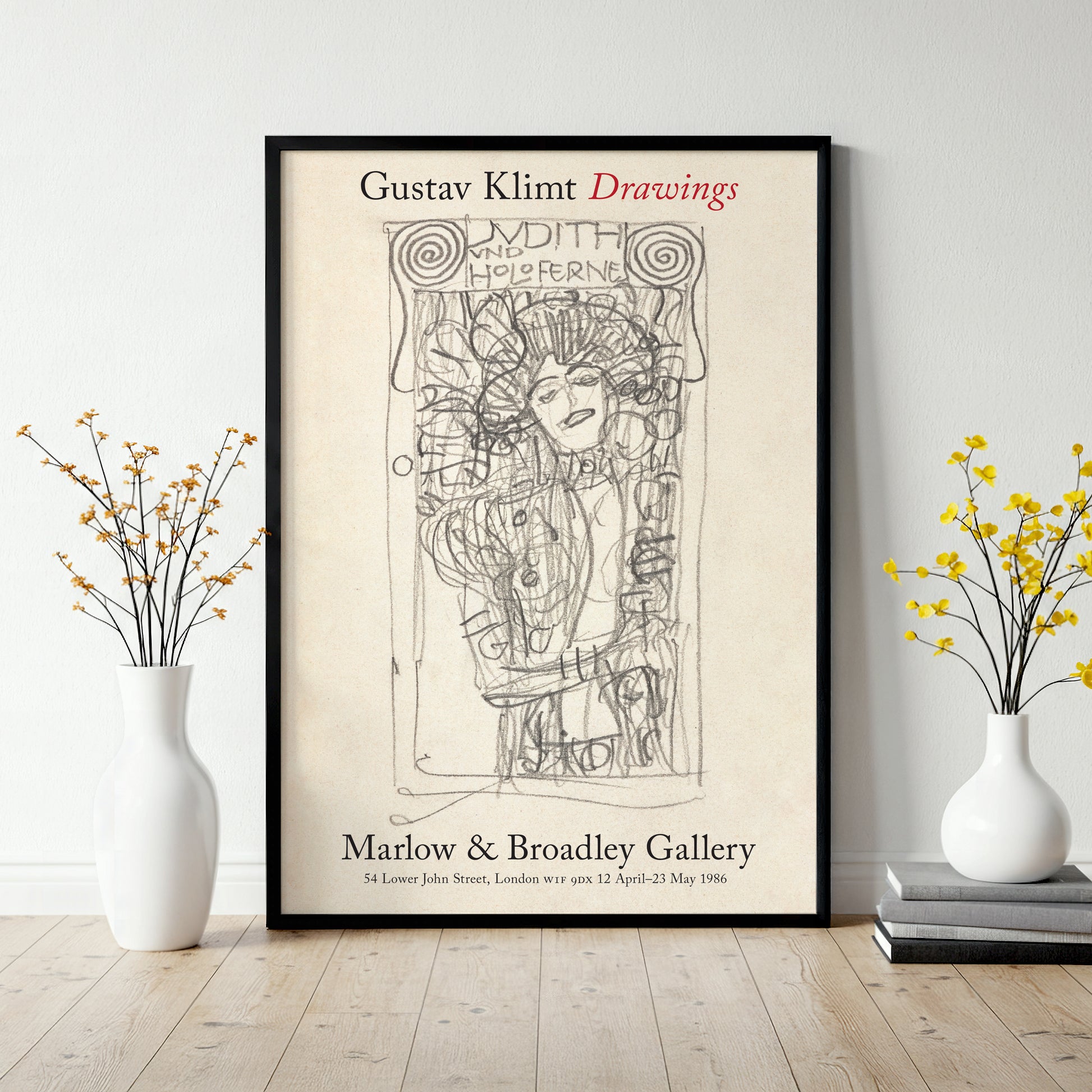 Klimt preparatory drawing for Judith painting