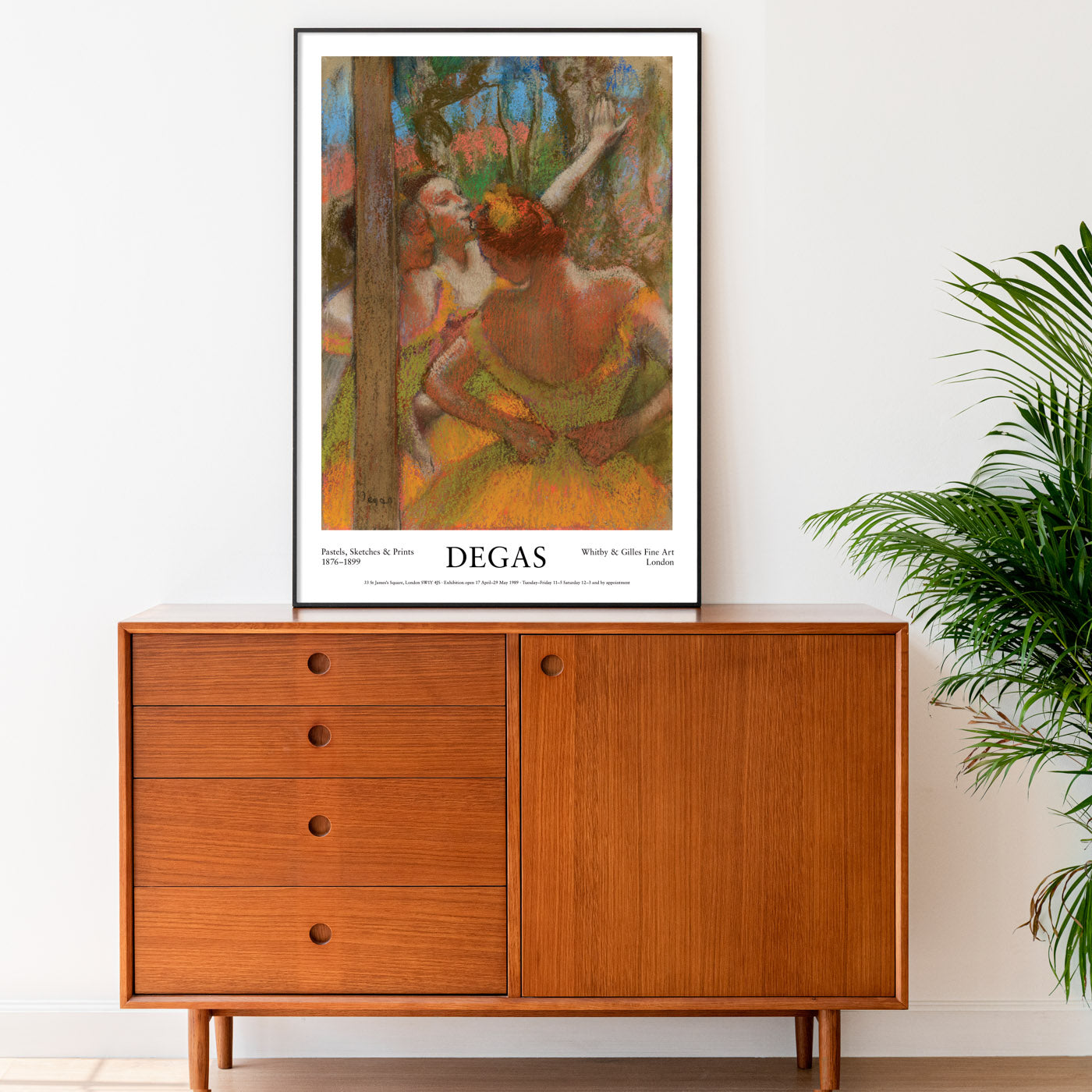 Edgar Degas Ballerinas Exhibition Poster