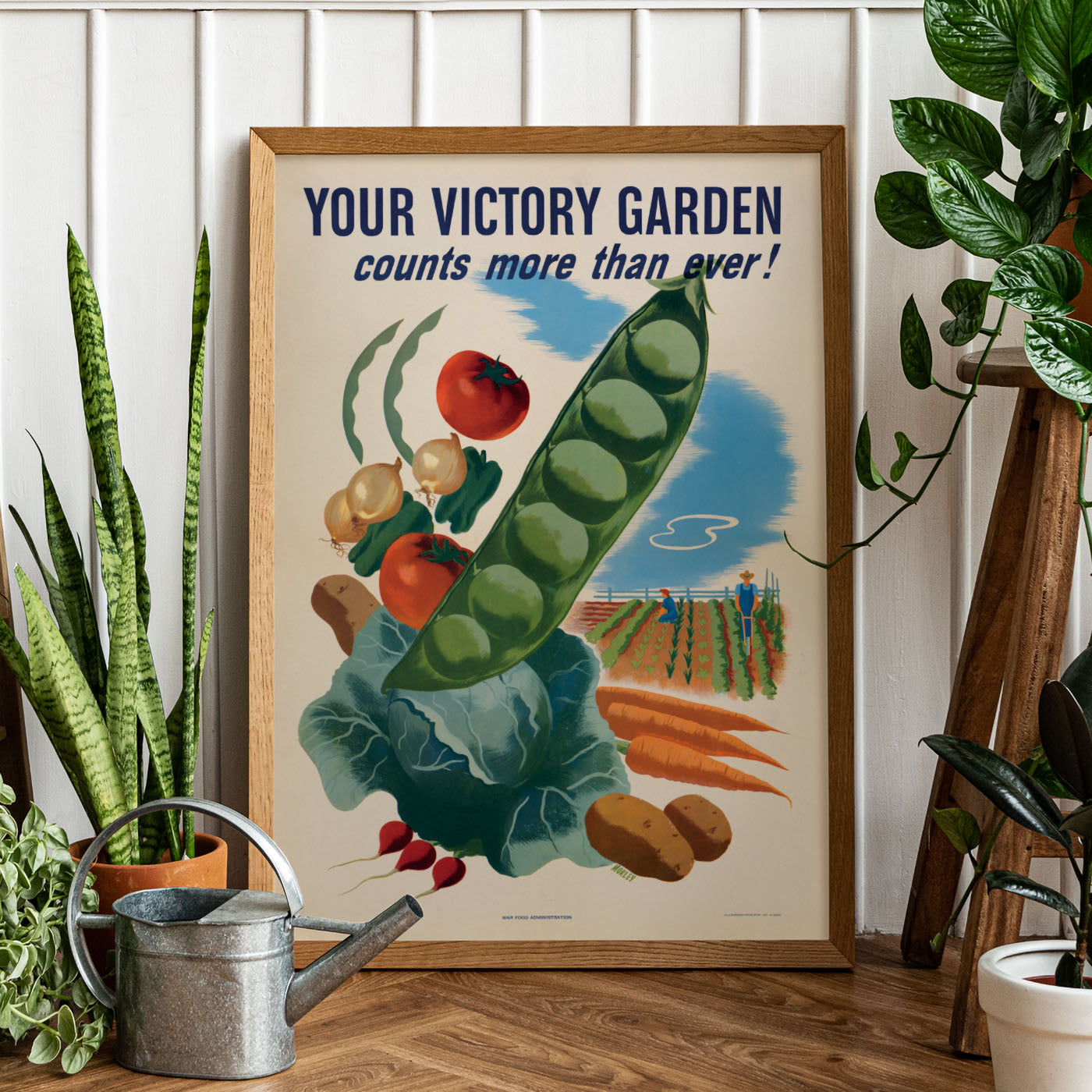 'Your Victory Garden' Wartime Gardening Poster