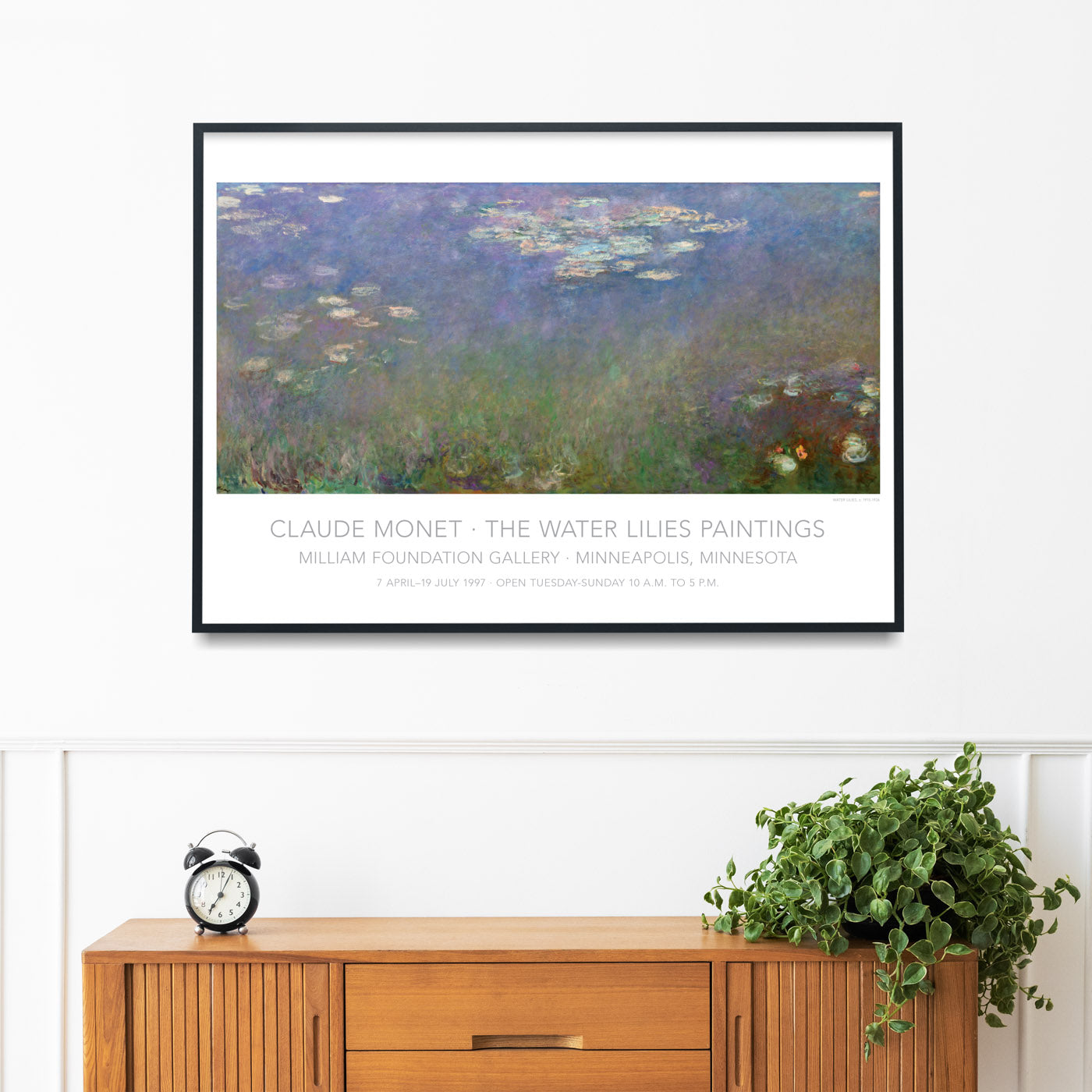 Claude Monet Water Lilies Exhibition Poster