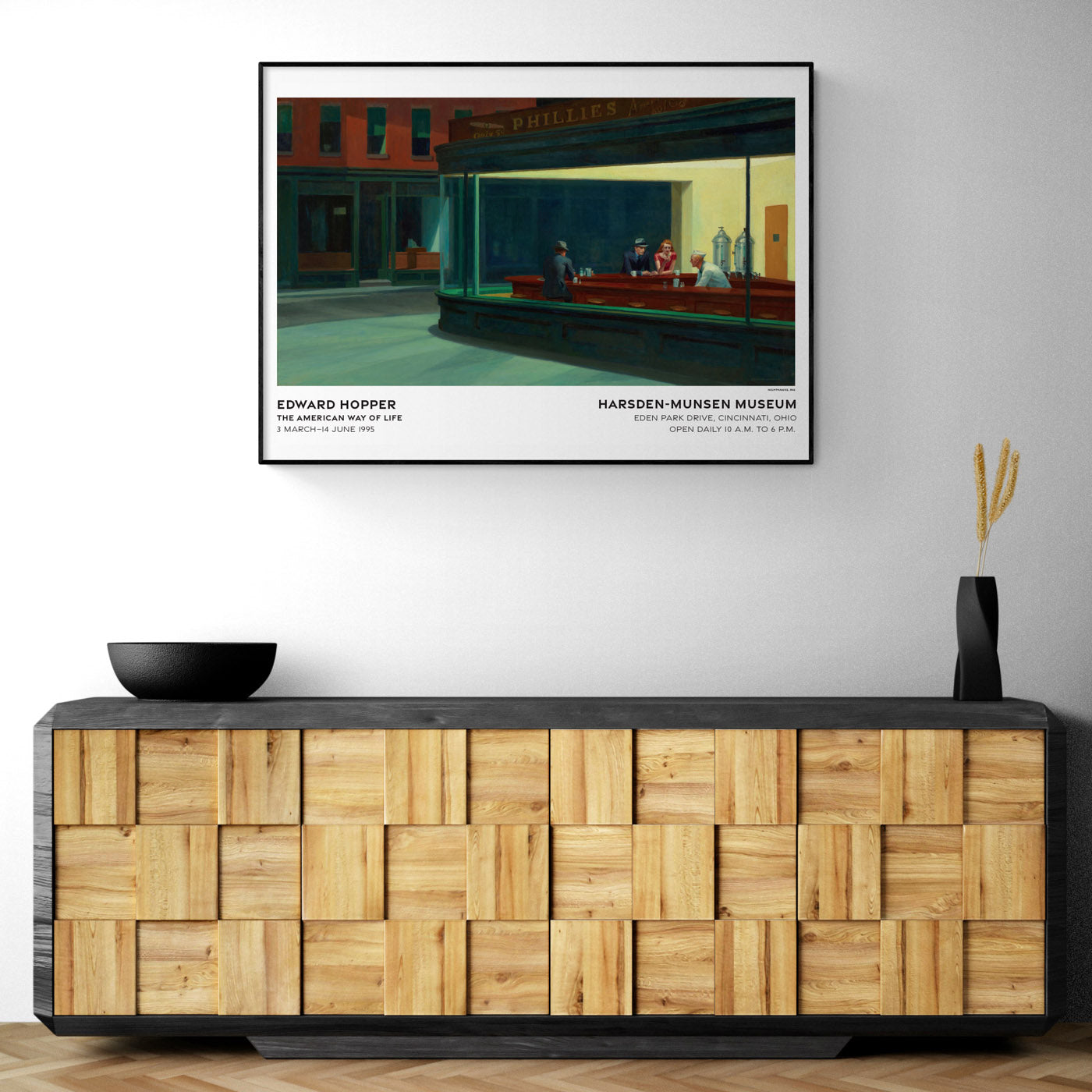 Edward Hopper Nighthawks Poster