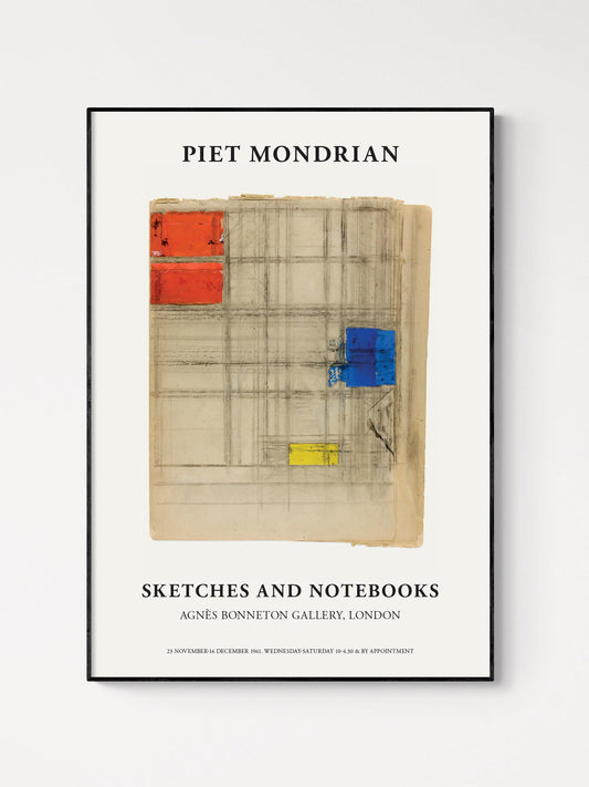 Piet Mondrian Exhibition Poster