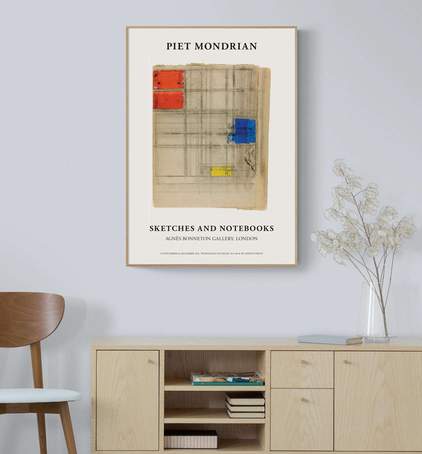 Piet Mondrian Exhibition Poster