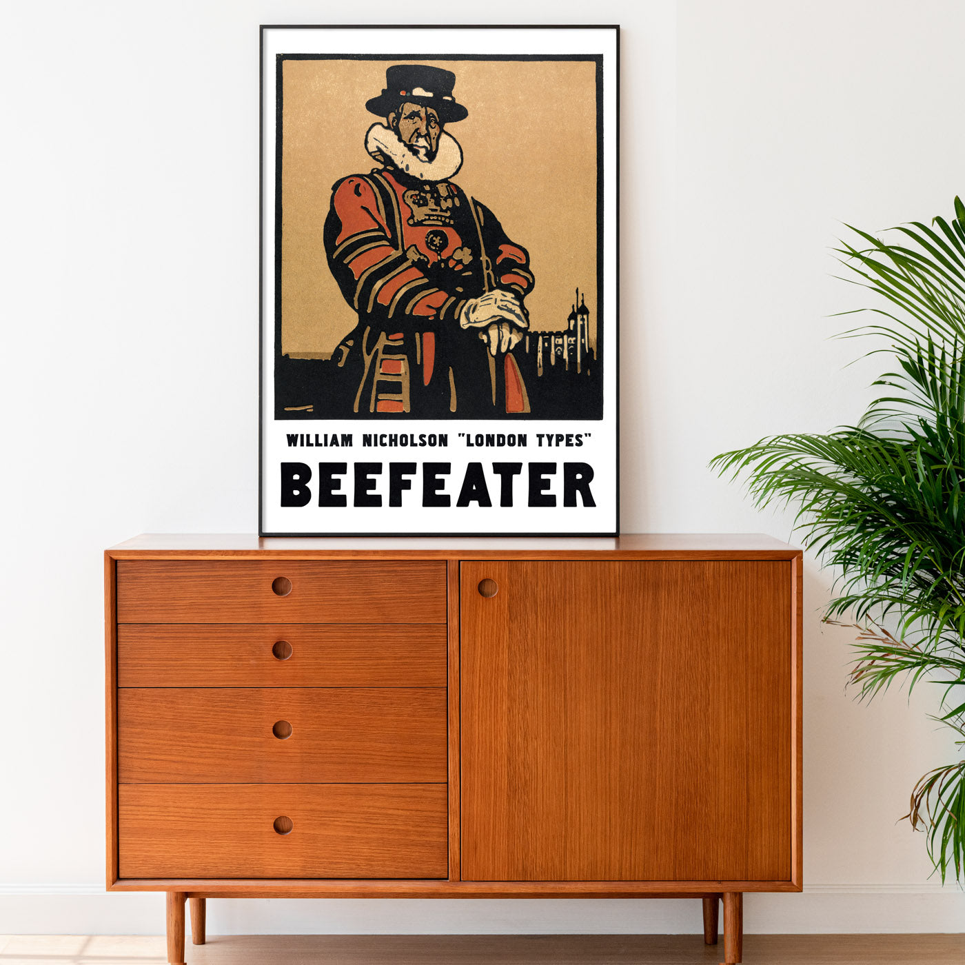 William Nicholson 'London Types' Beefeater Poster