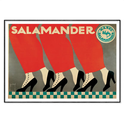 Salamander Shoes Poster by Ernst Deutsch Dryden