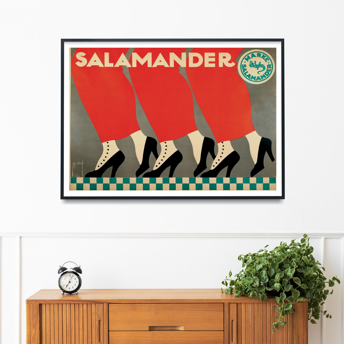 Salamander Shoes Poster by Ernst Deutsch Dryden