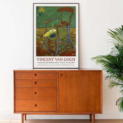 Van Gogh Gauguin's Chair Exhibition Poster