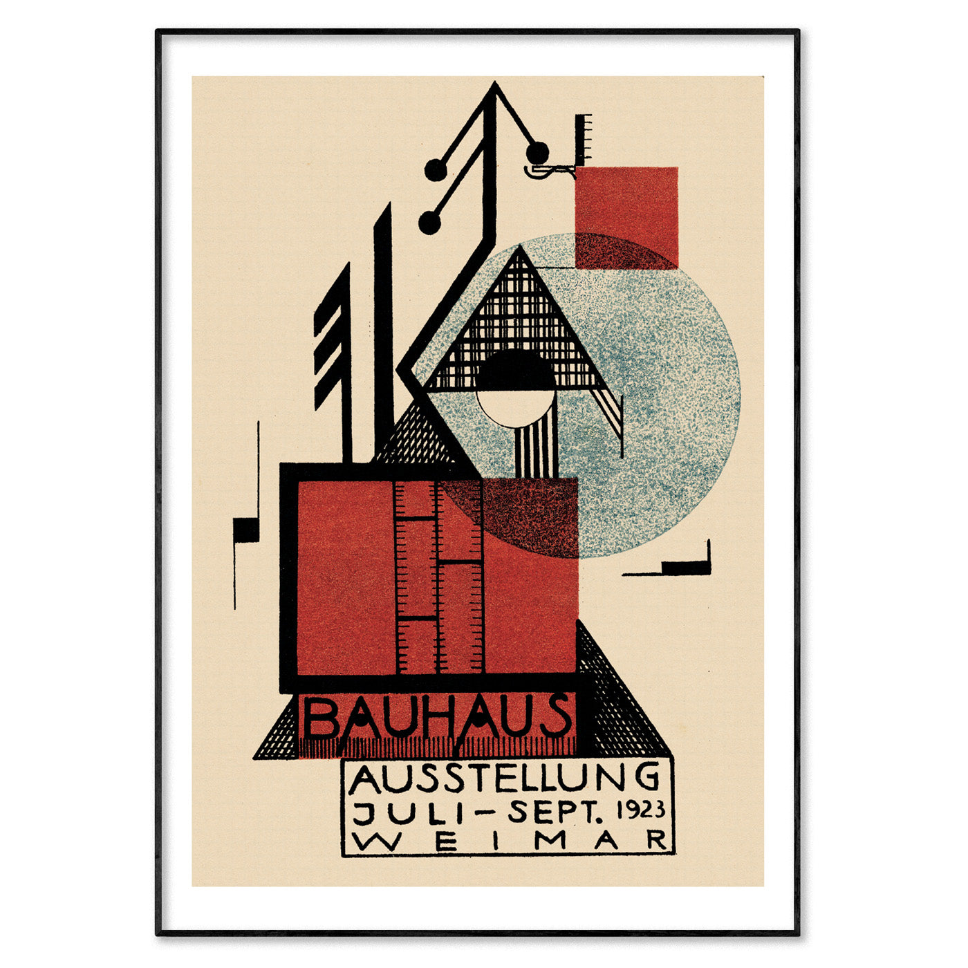 Bauhaus Poster By Rudolf Baschant 1923 Art Poster Archive