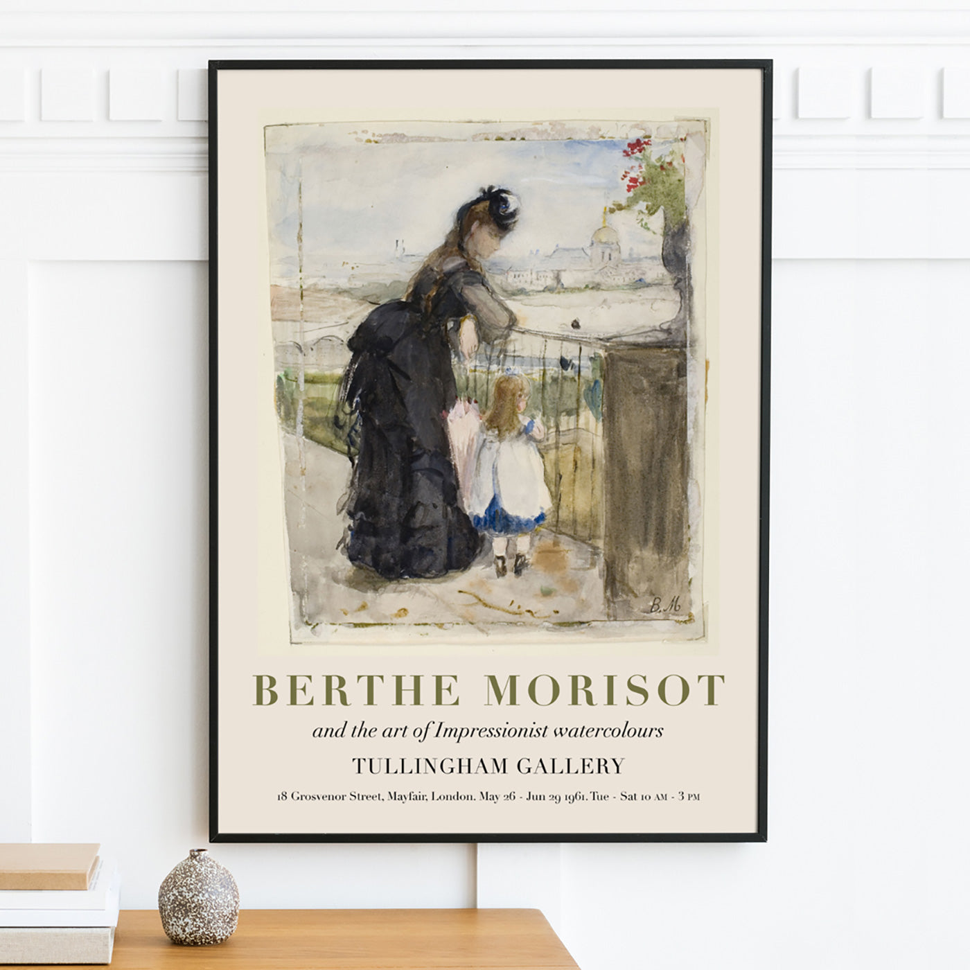 Berthe Morisot Watercolours Exhibition Poster