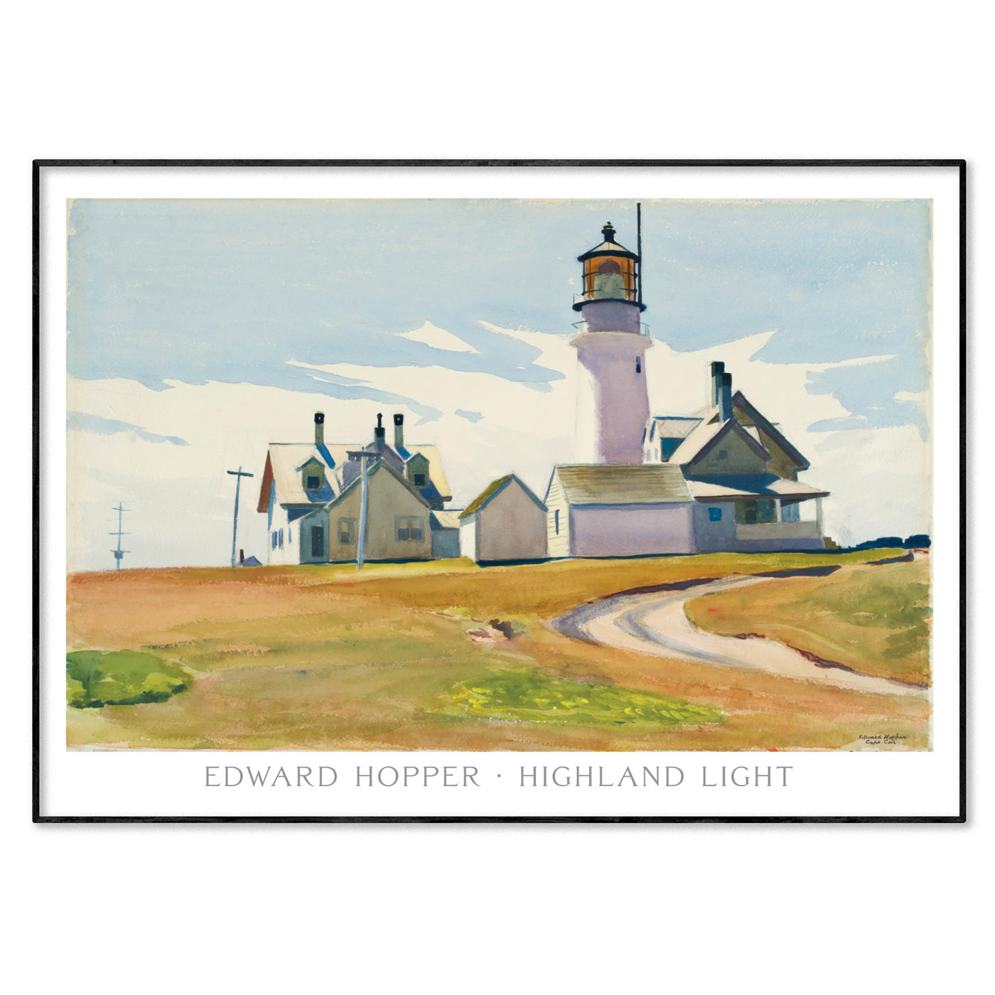 Edward Hopper Poster Print Highland