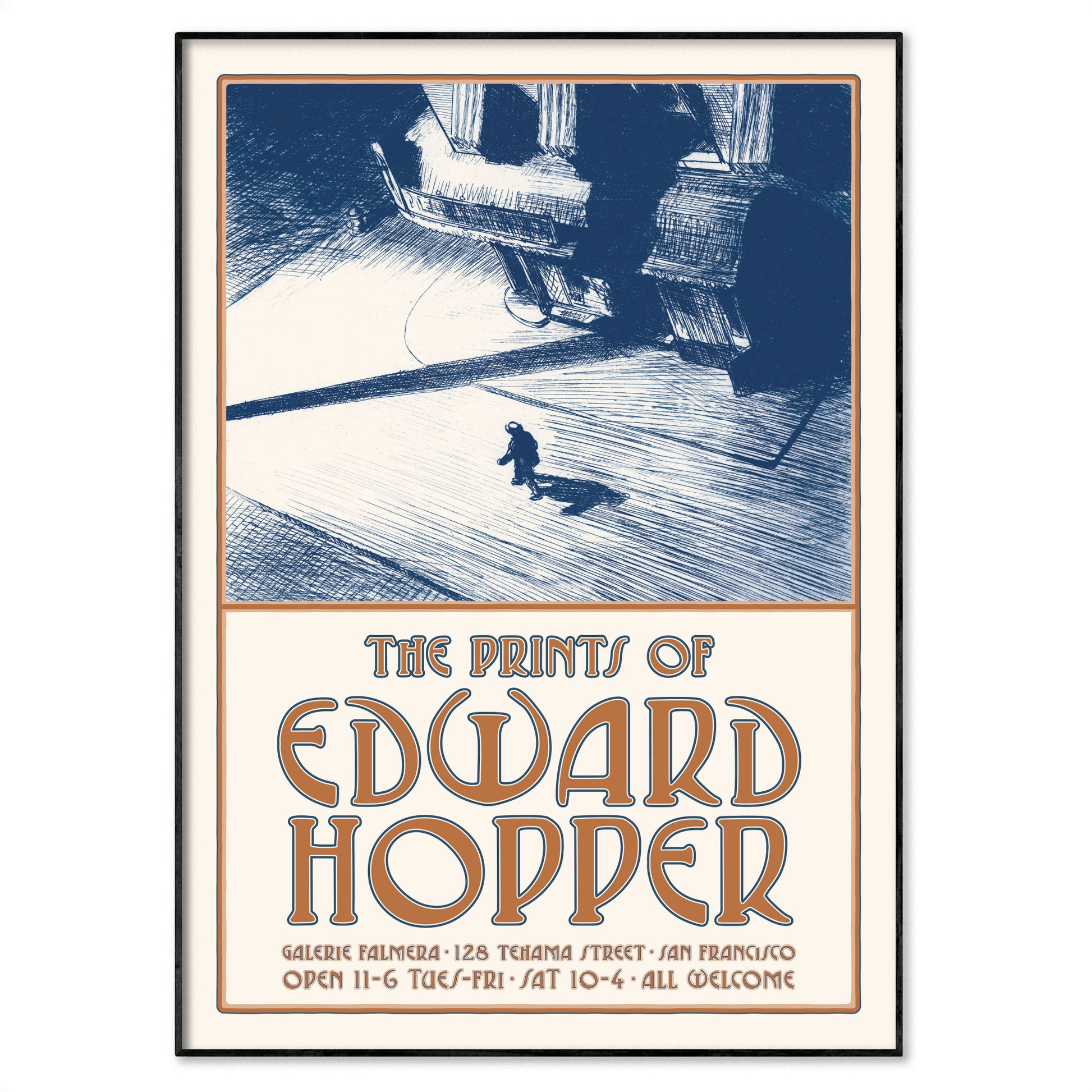 Edward Hopper Exhibition Poster