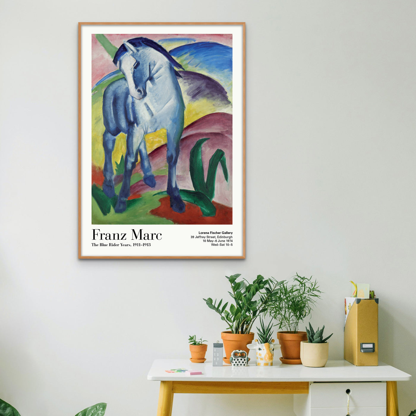 Franz Marc Blue Horse Exhibition Poster