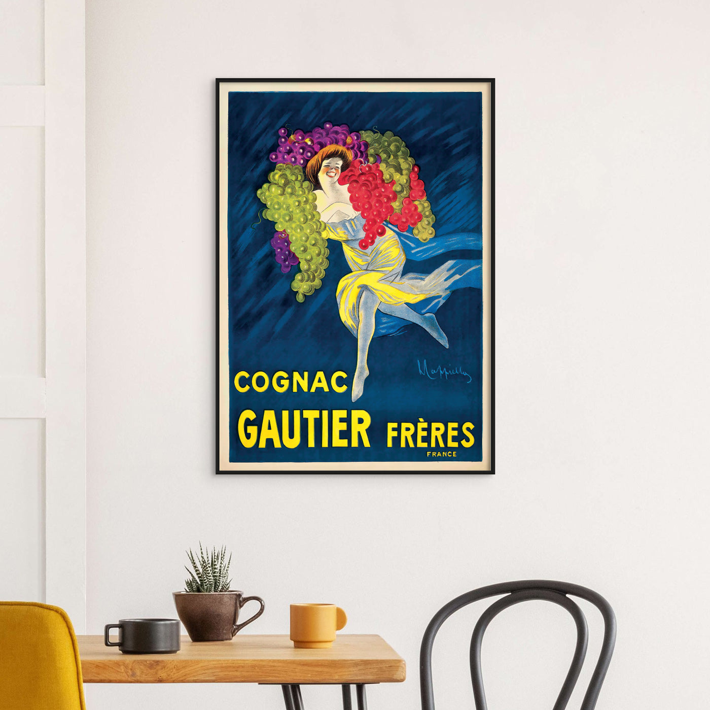 Gautier Frères Cognac Vintage Poster