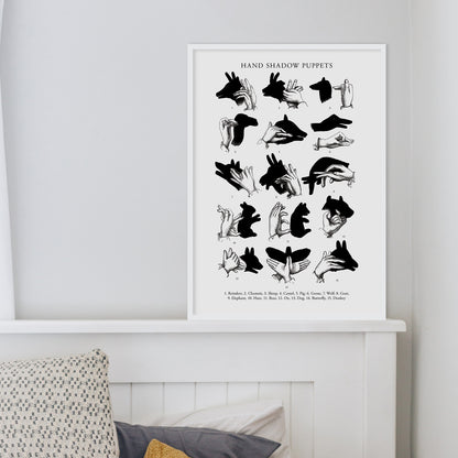 Hand Shadow Puppets Poster