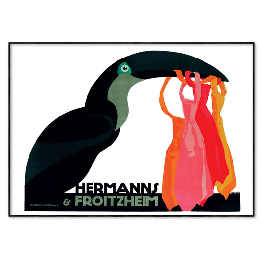 Hermanns & Froitzheim Ties Advertising Poster (1911) by Julius Klinger