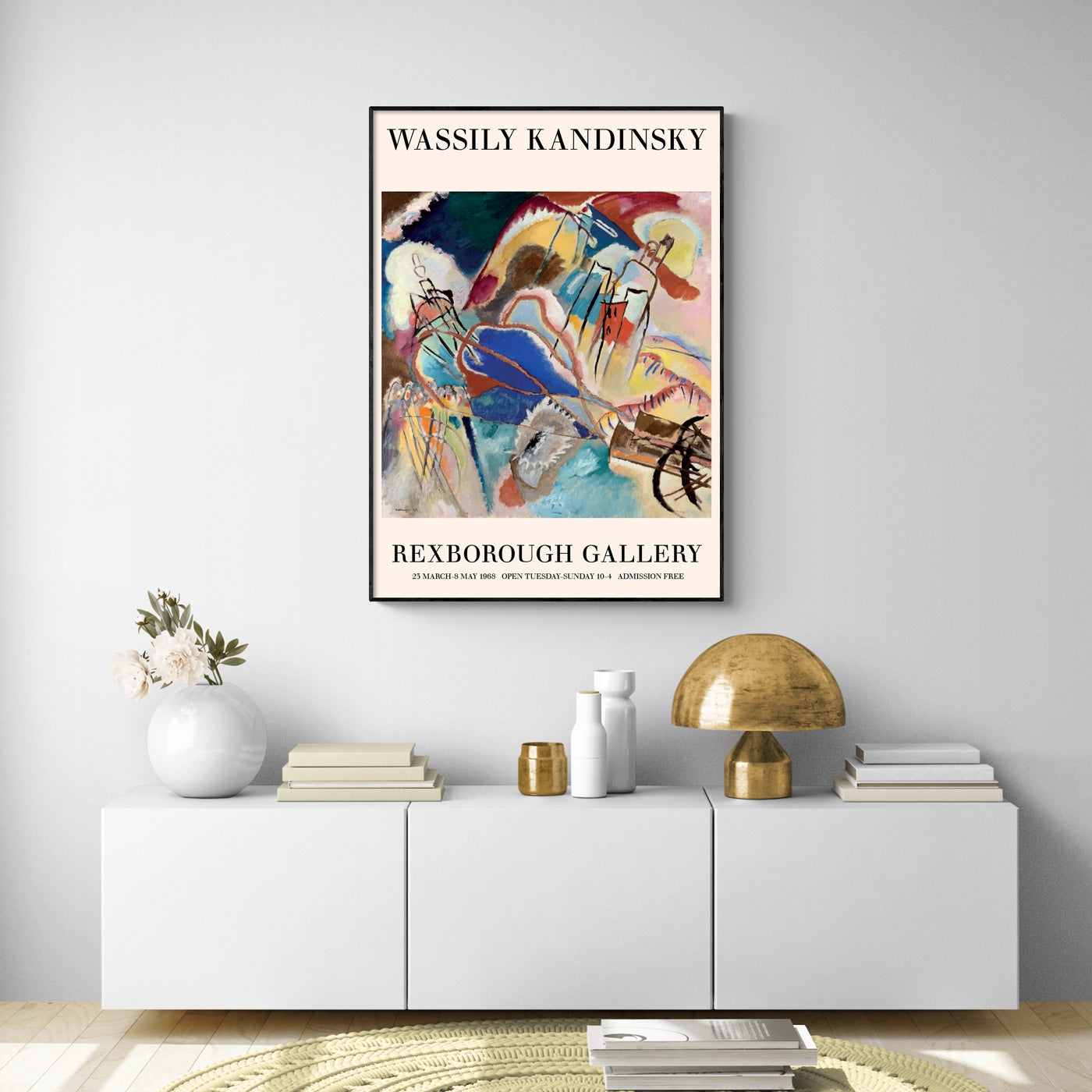 Wassily Kandinsky Abstract Painting Exhibition Poster