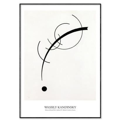 Wassily Kandinsky Minimal Drawing Exhibition Poster