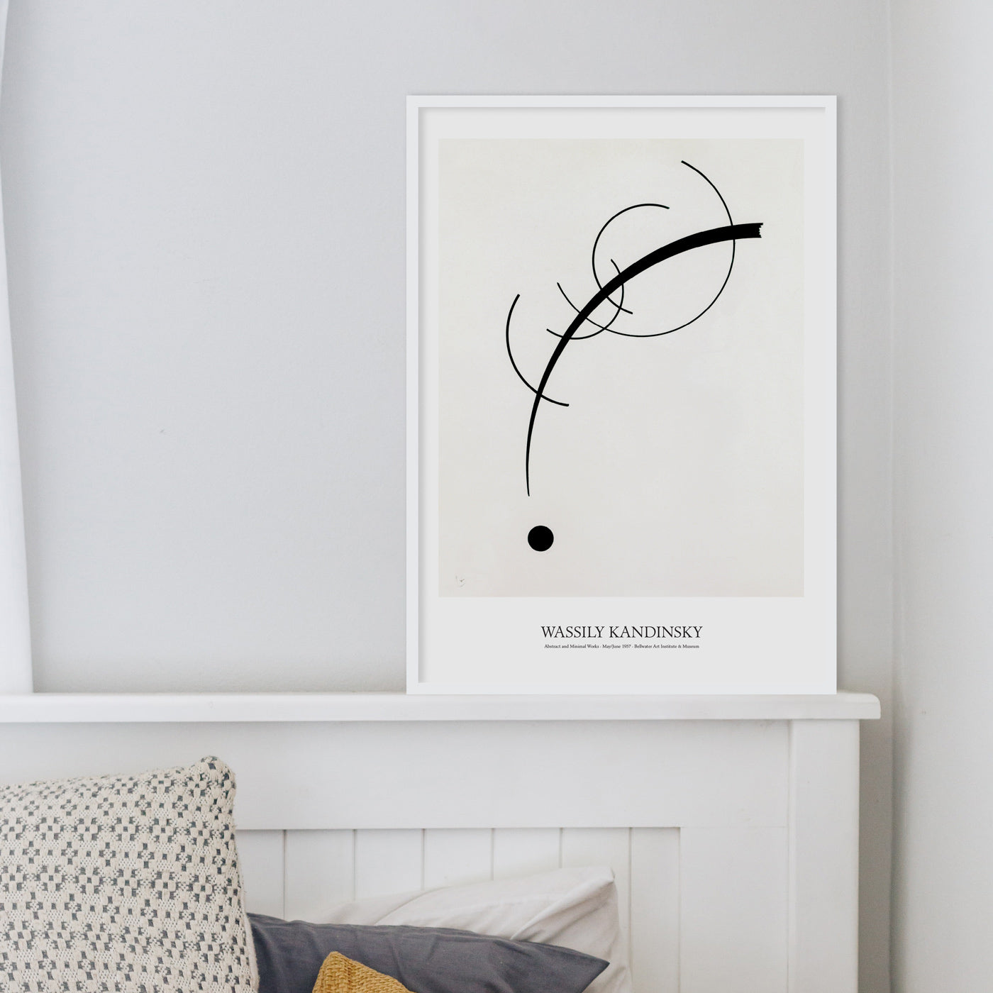 Wassily Kandinsky Minimal Drawing Exhibition Poster