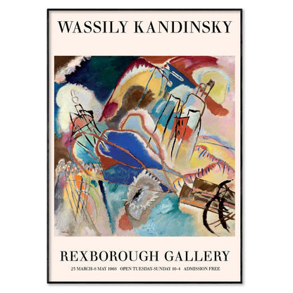 Wassily Kandinsky Abstract Painting Exhibition Poster