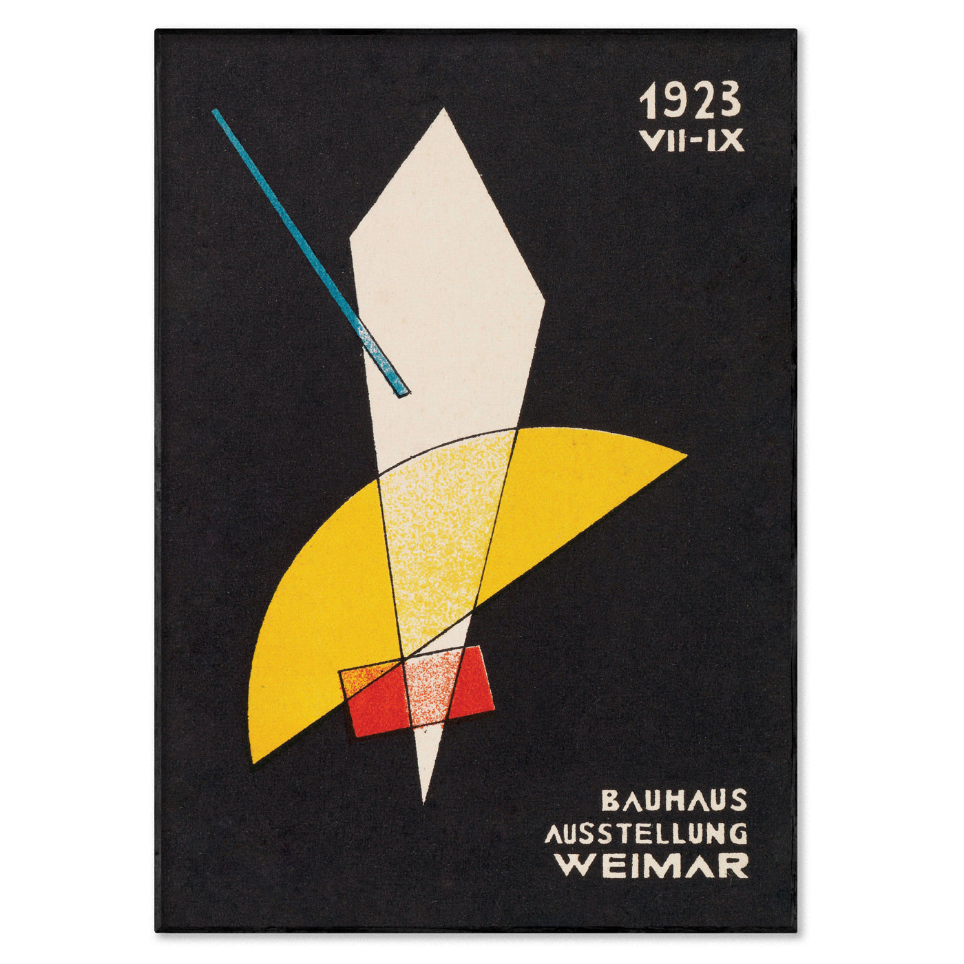 László Moholy-Nagy 1923 Bauhaus Exhibition Poster