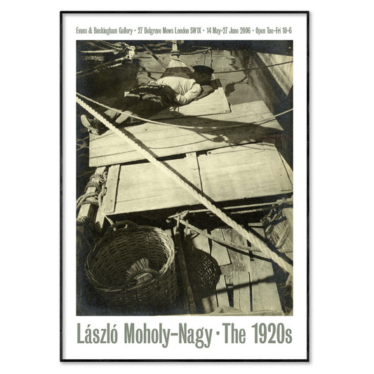 László Moholy-Nagy Fishing Boat in Marseille Exhibition Poster
