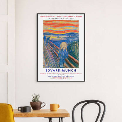 Edvard Munch The Scream Exhibition Poster