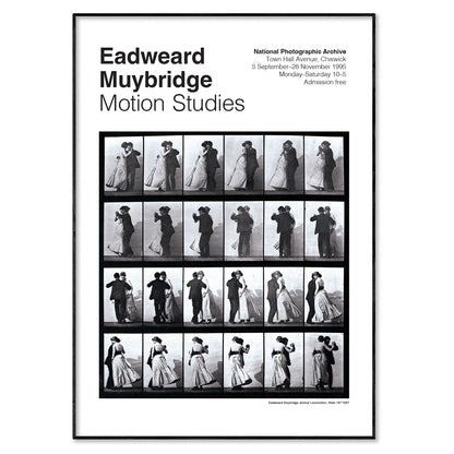 Eadweard Muybridge Photography Exhibition Poster