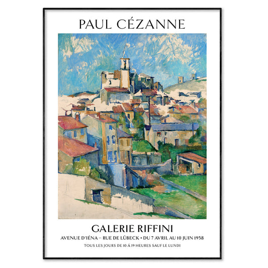 Paul Cezanne Exhibition Poster