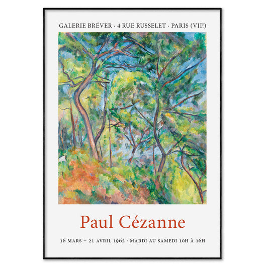 Paul Cezanne Exhibition Poster