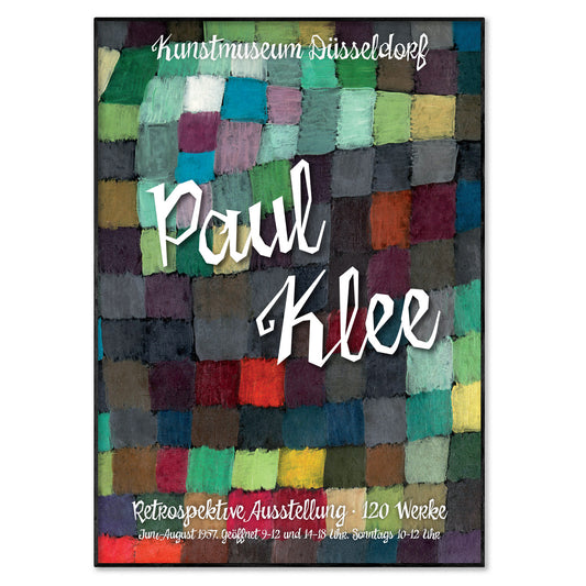 Paul Klee Exhibition Poster - Squares