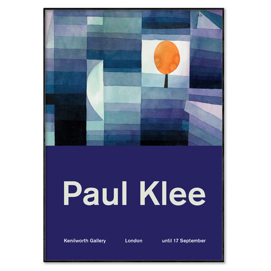 Paul Klee Harbinger Of Autumn Exhibition Poster