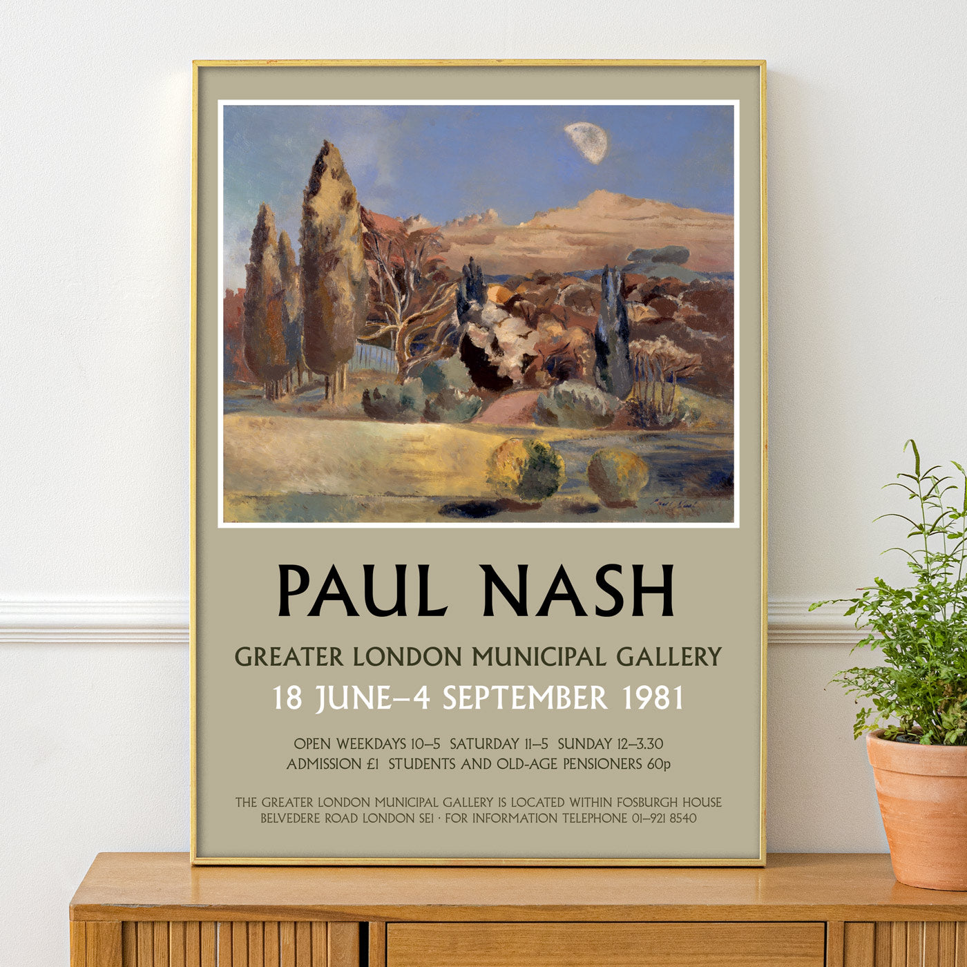 Paul Nash Exhibition Poster