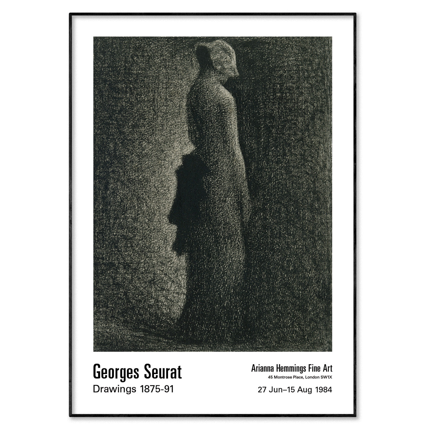 Georges Seurat Drawings Exhibition Poster