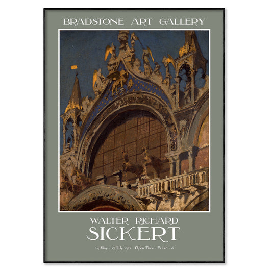 Walter Richard Sickert Venice Exhibition Poster